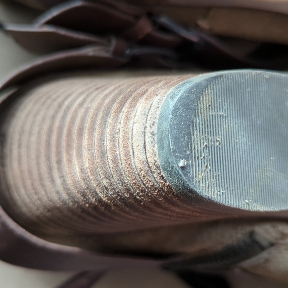 Trouve Ankle Booties Boho Festival Suede Leather Size 9 - Picture 12 of 14